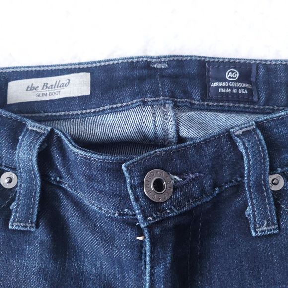 Adriano Goldschmied The Ballad Slim Boot Jeans Women's Sz 25R - Picture 3 of 14